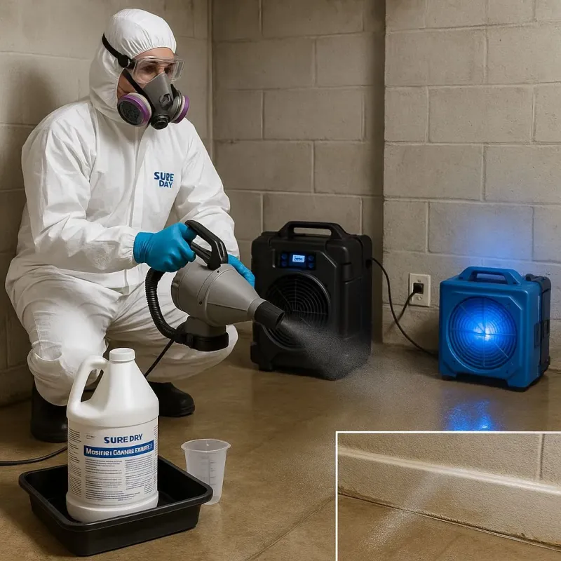 Sanitization and Odor Removal process in Short Pump, VA