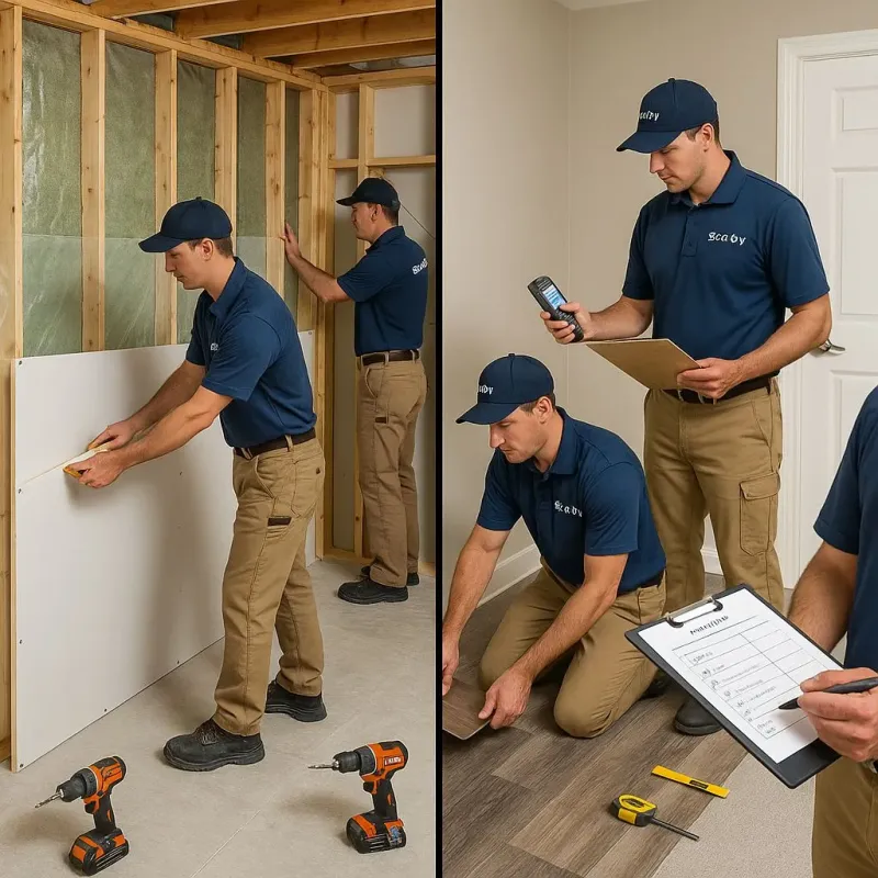 Repairs and Reconstruction process in Short Pump, VA